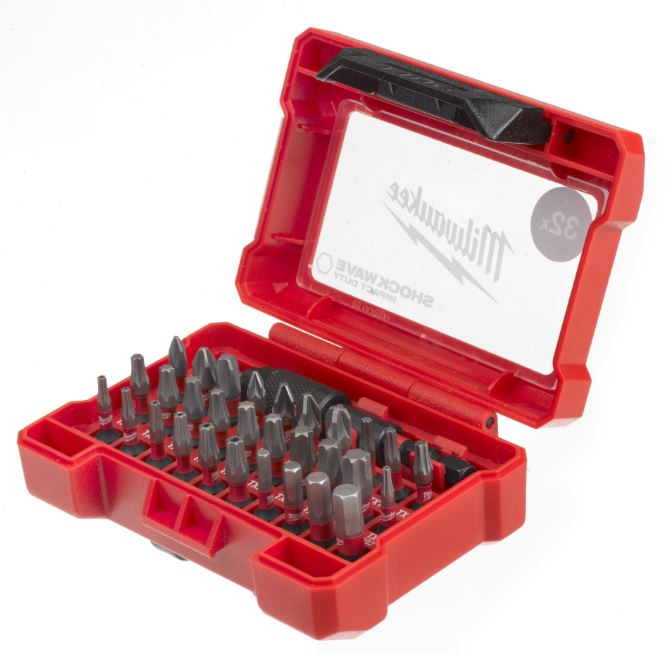 Detalj Milwaukee SHOCKWAVE bit nastavaka – vrh i profil